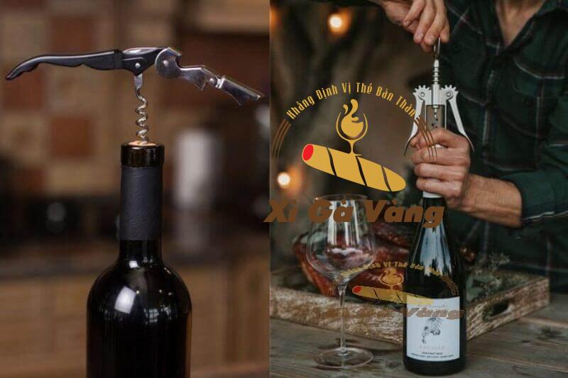 Hãy thực hiện cách mở rươu vang bằng đồ khui chuyên dụng cẩn thận để không làm hỏng nút